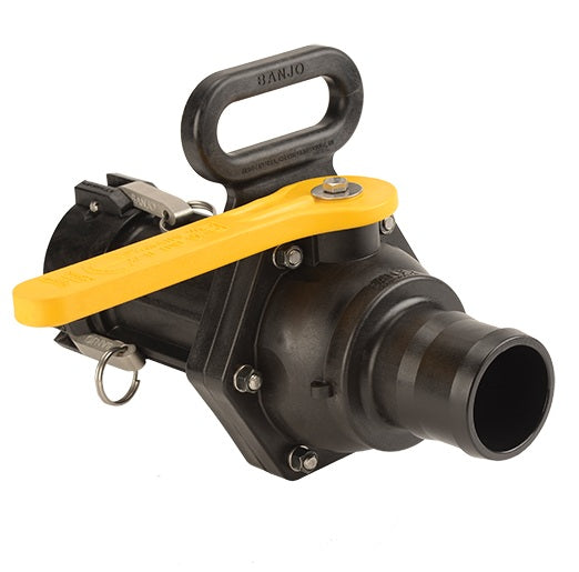 VSBHB305FP by Banjo | EASY-FILL™ | Bolted Valve | 3" Full Port | with Carry Handle | Polypropylene