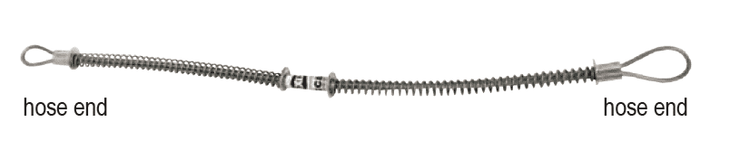 WA4 by Dixon Valve | King Cable® | Safety Cable | Style W | Hose to Hose Service | 3/8" Cable | Steel