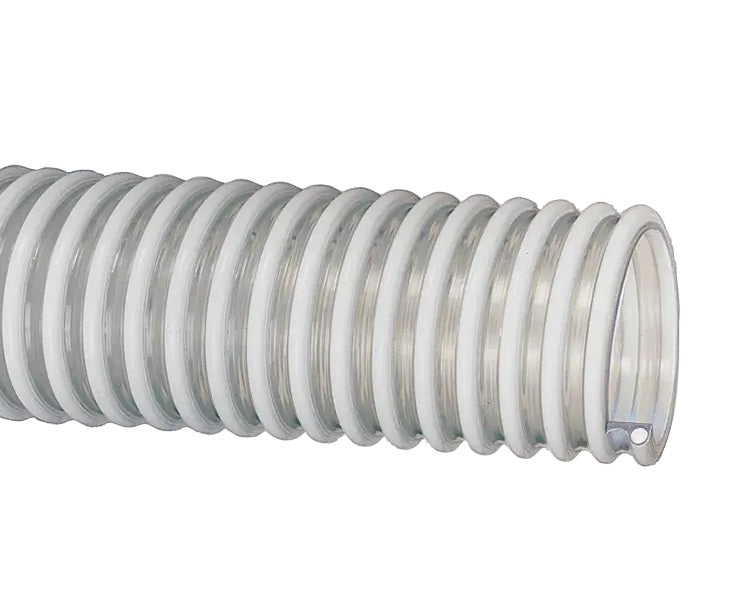 WBS400X100 Tigerflex® by Kuriyama | WBS™ Series | Food Grade Material Handling Hose with Charge Reducing Additives | PVC | 4" ID | 4.76" OD | 100ft Length