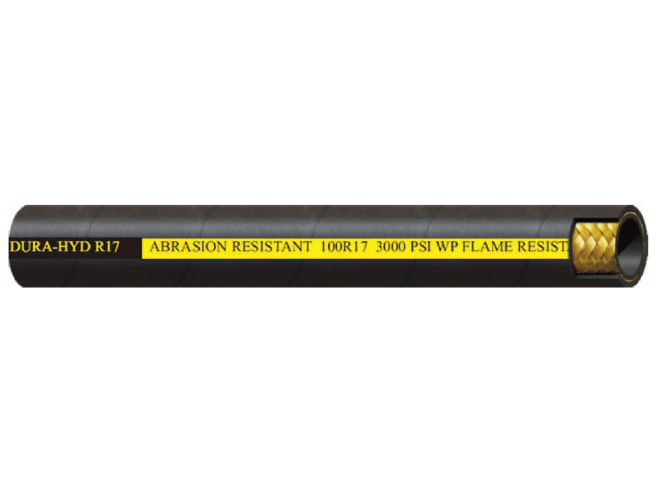3/4" WDH17 by Couplamatic | Import DURA-HYD Wrapped Cover Abrasion Resistant | One or Two Wire Hydraulic Hose | SAE 100R17 | 3/4" ID | 250ft