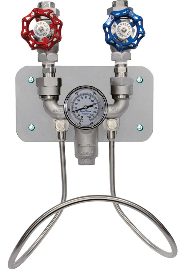 WDS1-SS by Dixon Valve | Hot and Cold Water Mixing Station | 3/4" Inlet & Outlet | 304 Stainless Steel