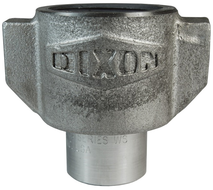 12WSF12-SS by Dixon Valve | Hydraulic Quick Disconnect Coupling | WS-Series | 1-1/2" Female NPTF x 1-1/2" Heavy-Duty Wingstyle | Socket | Nitrile Seal | 316 Stainless Steel