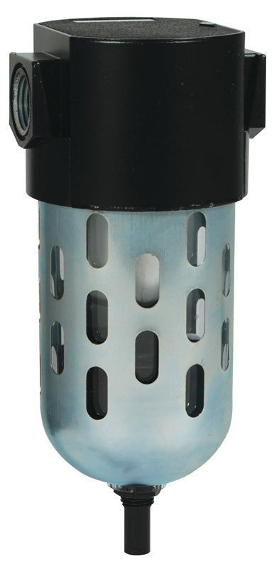 F26-03A Wilkerson by Dixon Valve | F26-Series | Standard Airline Filter | 3/8" Size | 117.8 SCFM | Automatic Drain | 3.2 oz. Transparent Bowl & Guard