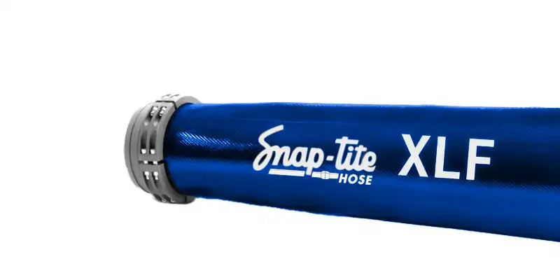 XLF80X100B80S by Snap-Tite | XLF Series | Polyurethane Covered Hose Assembly with Polyester Reinforcement | 8" Hose I.D. with 8" Storzs | 225 PSI | Blue | 100ft Length