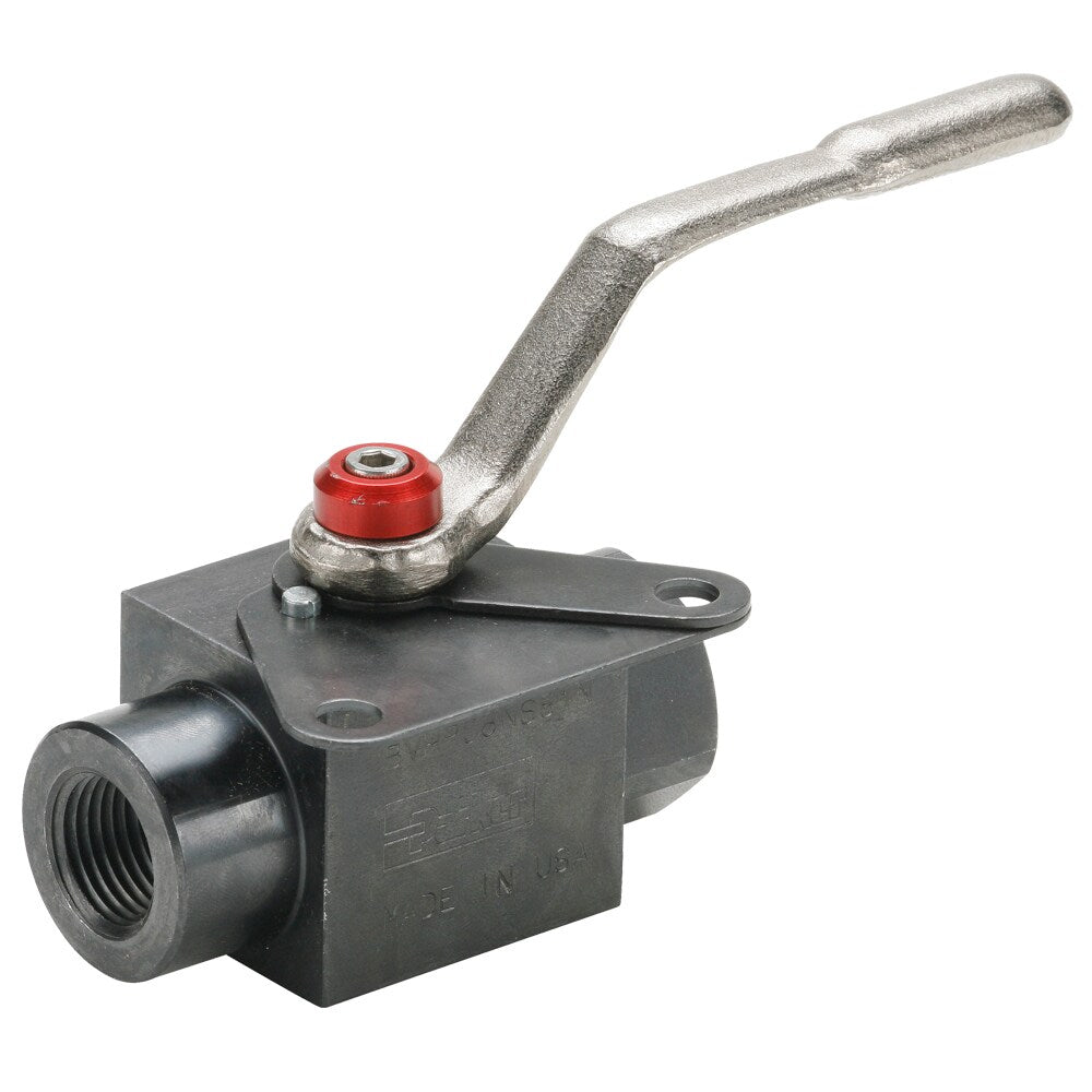 VP500HP-32 by Parker | Ball Valve | 2" Female NPT Thread | 14.80" Length | Straight | Carbon Steel
