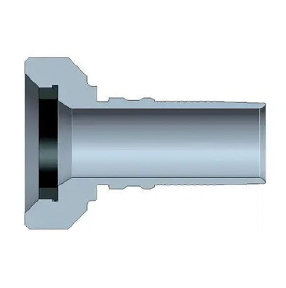 Y-3232-FHUN Alfagomma by Kuriyama | Y Series | Two-Piece AlfaCrimp Hydraulic Hose Fitting | Figure 1502 | -32 Female Hammer Union Integral Fitting with Rubber Ring x -32 Hose ID | Steel
