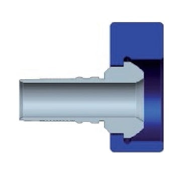 Z-3232-MHUN Alfagomma by Kuriyama | Z Series | Two-Piece Hydraulic Hose Fitting | -32 Hose ID x -32 Male Hammer Union Fig. 1502 Integral Fitting with Lug Nut