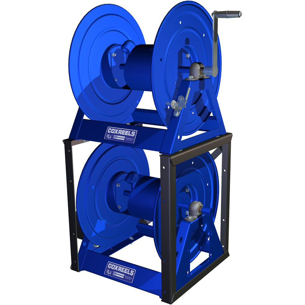 7480-22 by Coxreels | 1125 Stacking Bracket for Hand Crank & Motorized Hose Reels | 22" Drum Width | Steel