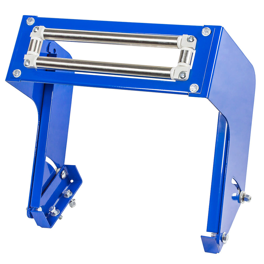 15353-P-12 by Coxreels | 4-Way Top Roller Bracket Extension for Hand Crank & Motorized Hose Reels | 12" Drum Width | Steel