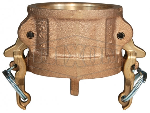 BH100 by Dixon Valve | Boss-Lock Cam & Groove Dust Cap | Type H | 1" Coupler End | Brass