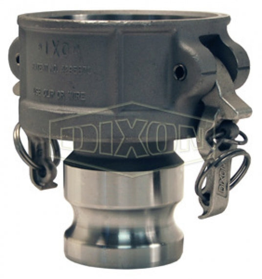 RDA4030BL by Dixon Valve | Boss-Lock Cam & Groove Reducer (Jump Size) | Type DA | 4" Coupler x 3" Adapter | 316 Stainless Steel