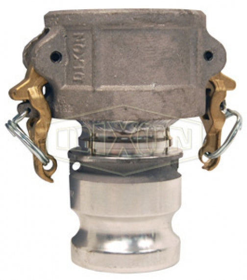 ADA4030 by Dixon Valve | Boss-Lock Cam & Groove Reducer (Jump Size) | Type DA | 4" Coupler x 3" Adapter | Aluminum