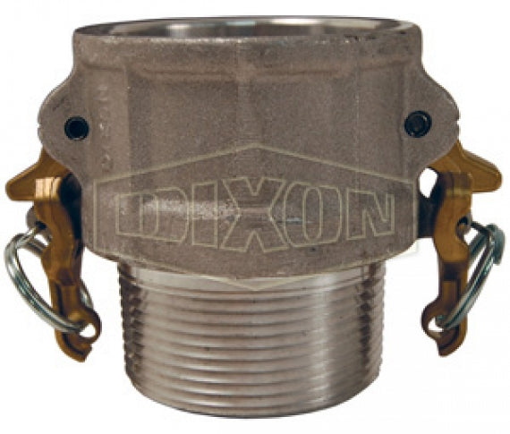 AB150 by Dixon Valve | Boss-Lock Cam & Groove Coupler | Type B | 1-1/2" Coupler x 1-1/2" Male NPT | Aluminum