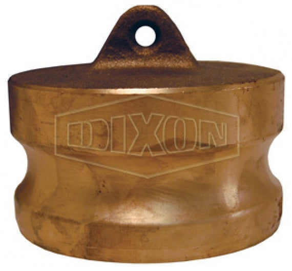 300-DP-BR by Dixon Valve | Cam & Groove Dust Plug | Type DP | 3" Adapter End | Brass