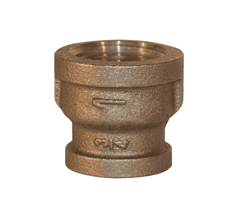 BR3020B Dixon Valve 125# Brass NPT Threaded Bell Reducer - 3" Female NPT x 2" Female NPT