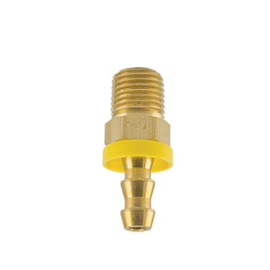 POS-4-4 Breco by Foster | Push-Lock Hose Splicer | 1/2" Hose Barb x 1/2" Hose Barb | Straight | Brass