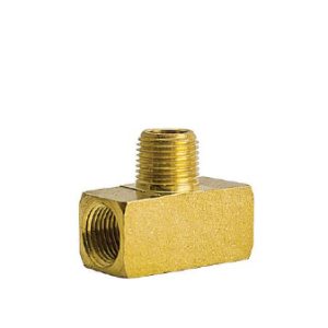 B-324-0202 Breco by Foster | Male Branch | 1/8" Male NPT x 1/8" Female NPT x 1/8" Female NPT | Tee | Brass