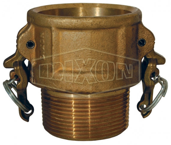 BB200 by Dixon Valve | Boss-Lock Cam & Groove Coupler | Type B | 2" Coupler x 2" Male NPT | Brass