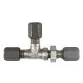 C2704-04-04-04-SS by Brennan Inc. | -04 Bite Type x -04 Bite Type x -04 Bite Type Bulkhead Run | Tee | Stainless Steel