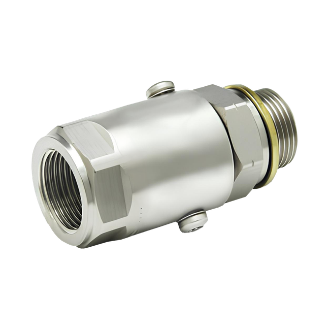 SS4MBSPP4XFBSPP4-Z-ETP by Super Swivel | #50002 | G 1/4-19 Male BSPP x G 1/4-19 Female BSPP | 0.250" Through Hole | Straight | Zinc | Viton Extreme Seal