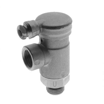 82880-02 by AIGNEP | Functional (Flow Controls) Series | One Way Block Valve | 1/8" Swift-Fit Male x 1/8" NPT Female x 5/32" Tube