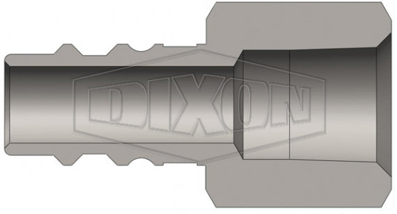 CJ3F3 by Dixon Valve | Pneumatic Quick Disconnect Coupling | CJ-Series | 3/8" Female NPT x 3/8" European Interchange | Plug | Steel