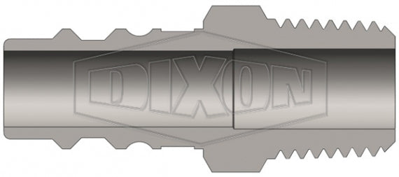 CJ2M2-LG by Dixon Valve | Pneumatic Quick Disconnect Coupling | CJ-Series | 1/4" Male NPT x 1/4" European Interchange | Plug | Steel