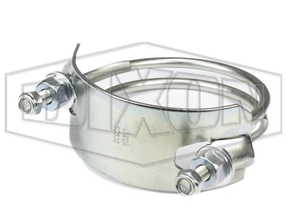 SC1200 by Dixon Valve | Spiral Clamp | Clockwise | 12" Size | Hose OD Range: from 11-52/64" to 12-61/64" | Right Hand | Plated Steel