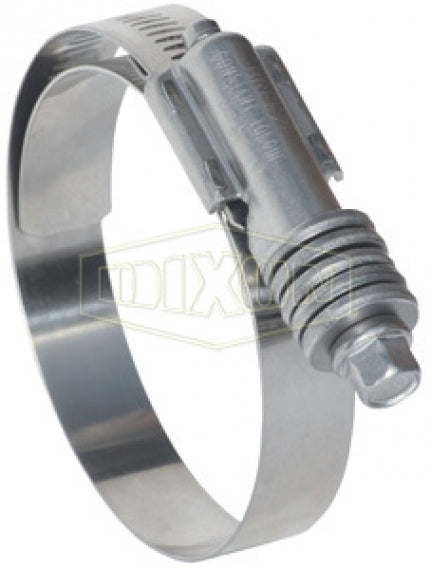 CT850L by Dixon Valve | Style CT | Constant Torque Worm Gear Clamp | 5/8" Band Width | Hose OD Range: from 7-3/4" to 8-5/8" | 300 Stainless Steel Band | Carbon Steel Screw