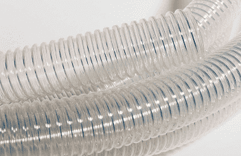 FXFE6.CONV.08S Versilon™ by Saint Gobain | 3/8" I.D. x 1/2" O.D. x .023" Wall | ConvoFlex | Convoluted Flexible FEP Tubing | 100' Package Length