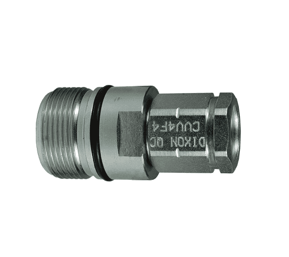 CVV4FM2215 Dixon Valve Steel CVV-Series Quick Disconnect 1/2" European Interchange Hydraulic Nipple - Female M22X1.5
