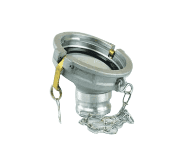 DA4040ATC by Jason Industrial | Tank Truck API Coupling | 4" API Female Coupler x 4" Male Adapter | Aluminum