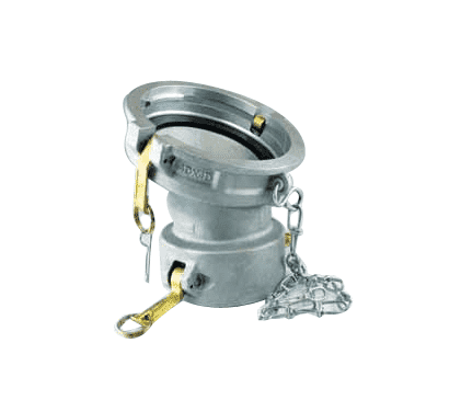 DD4040ATC by Jason Industrial | Tank Truck API Coupling | 4" API Female Coupler x 4" Female Coupler | Aluminum