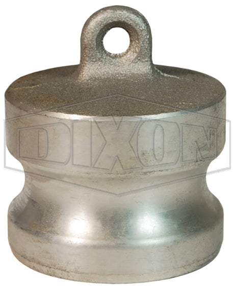 801-DP-AL by Dixon Valve | Boss-Lock Cam & Groove Dust Plug | Type DP | 8" Adapter End | Aluminum