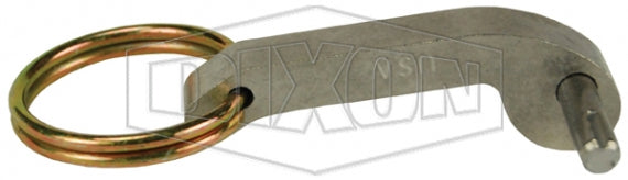 200-HRP-SP by Dixon Valve | Cam & Groove Replacement Handle | Cam Arm, Ring, and Pin | fits 1-1/4" - 2-1/2" Coupler | 316 Sintered Stainless Steel