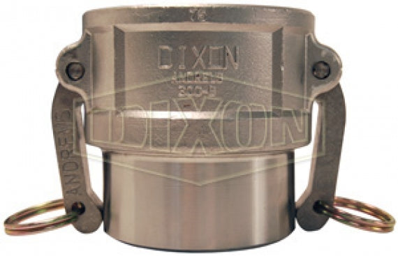150DWBPSTSS by Dixon Valve | Cam & Groove Coupler for Welding | 1-1/2" Coupler Butt Weld x Schedule 40 Pipe/Socket Weld to Nominal Tubing | 316 Stainless Steel