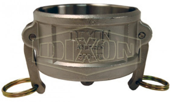 500-DC-SS by Dixon Valve | Cam & Groove Dust Cap | Type DC | 5" Coupler End | 316 Stainless Steel