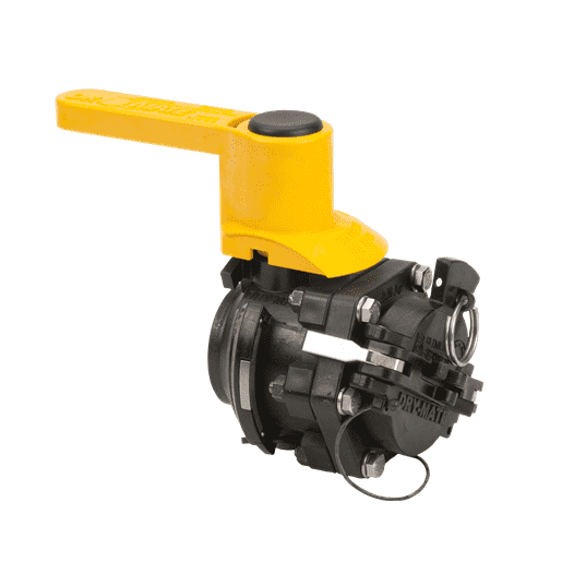 DM220A by Banjo | 2" Dry-Mate Male x FPT with FKM Seals | Opening Thru Ball: 2" | 225 PSI | Polypropylene