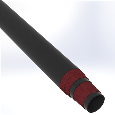 DREDGE-6.63-50N by Texcel | TEX-DREDGE Series | Dredge Sleeve | 6-5/8" Hose ID | 125 PSI | Black