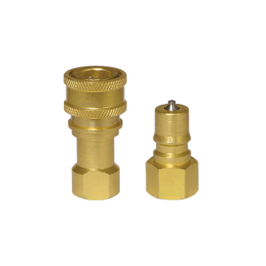2DSF2-BI Breco by Foster | DS Series | Carpet Cleaning Sockets | 1/4" Socket x 1/4" Female NPTF Thread | Straight | Brass