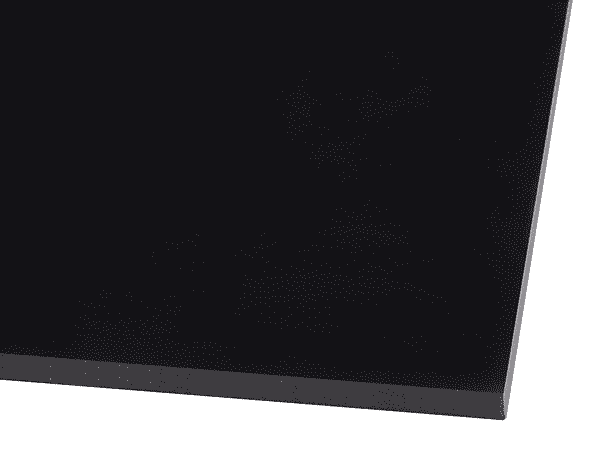 E60-02x48x100 by Kuriyama | Commercial Grade EPDM Sheet Rubber | 60 Duro Hardness | Shore Durometer A | Black | 1/16" x 48" | 100ft Roll