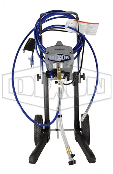 ETP by Dixon Valve | Hydrostatic Electric Test Pump | 110 volt | Max 3000 PSI | 25ft 1/2" Hose | Brass Straight-Thru Quick Coupler x NPSM Swivel