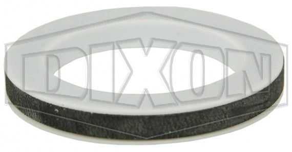 300GTFEP by Dixon Valve | Cam & Groove Envelope Gasket | 3" Size | PTFE (TFE) with Ethylene Propylene Filler