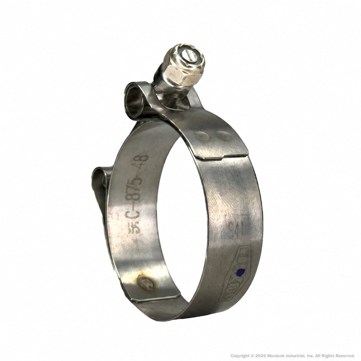 STBC150 by Dixon Valve | Style STBC | T-Bolt Clamp | 3/4" Band Width | Hose OD Range: from 1.31" to 1.56" | 300 Stainless Steel Band & Bolt