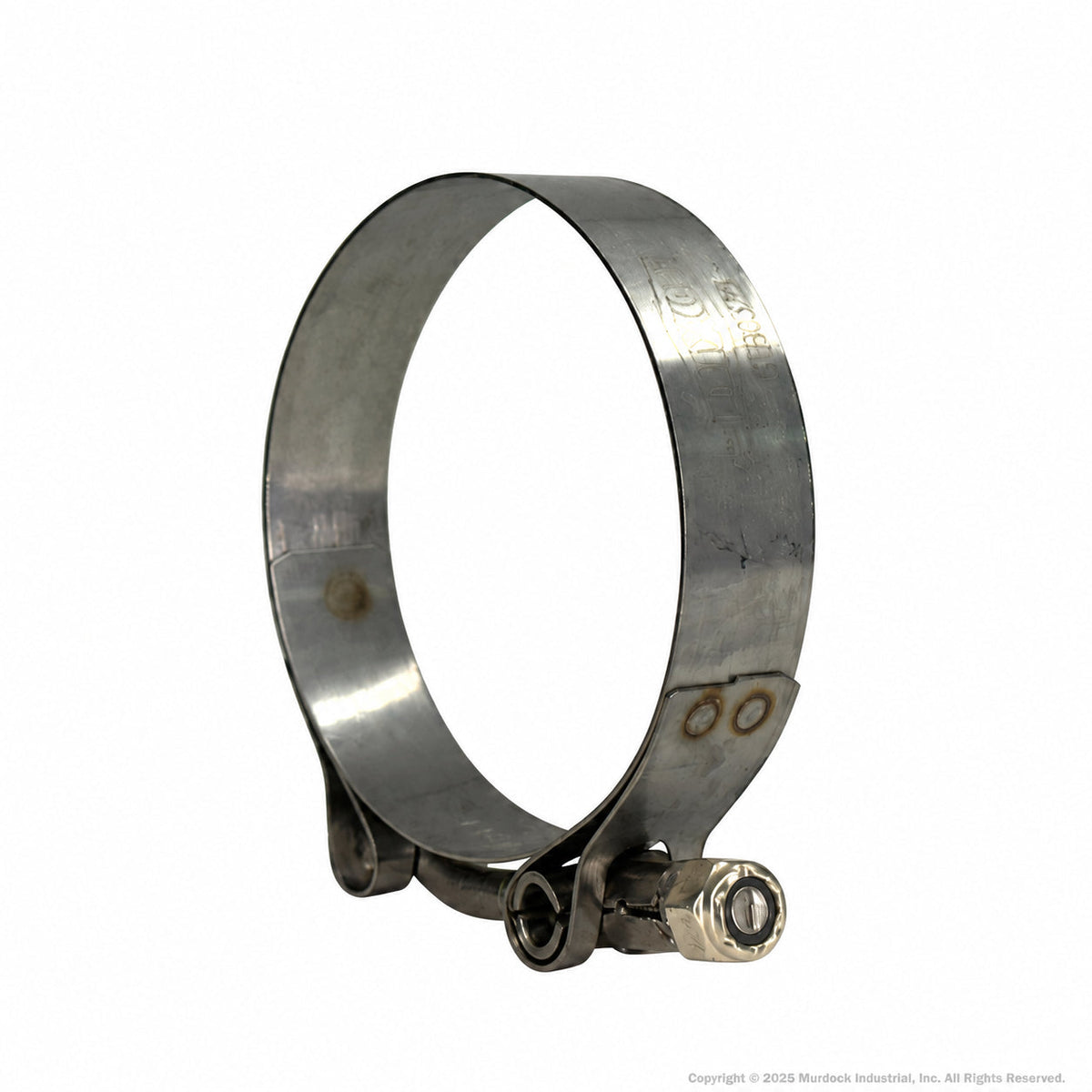 STBC400 by Dixon Valve | Style STBC | T-Bolt Clamp | 3/4" Band Width | Hose OD Range: from 3.75" to 4.06" | 300 Stainless Steel Band & Bolt