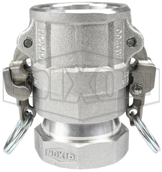 AD200EZSWIV by Dixon Valve | Swivel Cam & Groove Coupler | Type D | 2" Coupler x 2" Female NPT | Aluminum