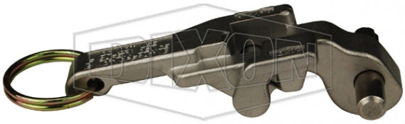 RHEZ6 by Dixon Valve | EZ Boss-Lock Cam & Groove Replacement Handle | fits 6" and 8" Coupler Size | Investment Cast 316 Stainless Steel