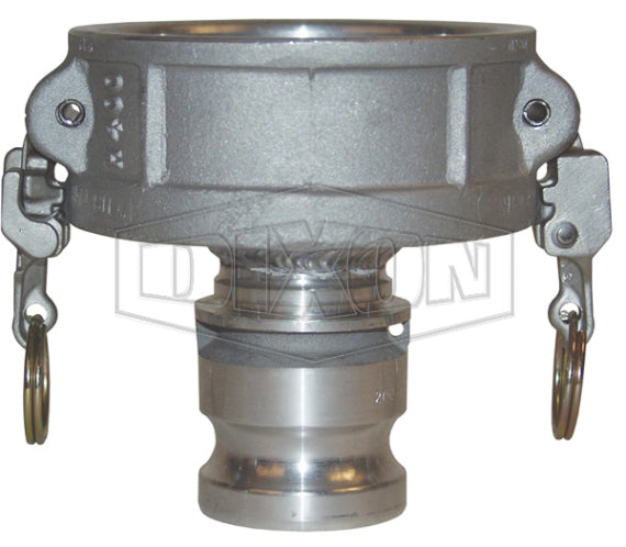 ADA4020EZ by Dixon Valve | EZ Boss-Lock Cam & Groove Reducer (Jump Size) | Type DA | 4" Coupler x 2" Adapter | Aluminum