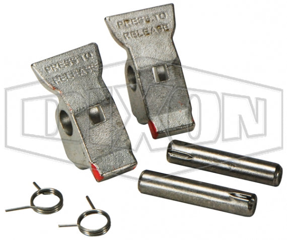 EZL200RPLKIT by Dixon Valve | EZLink® Armless Cam & Groove | Replacement Kit (2 Pins, 2 Springs, 2 Tabs) | for 1-1/2" and 2" Size Couplings