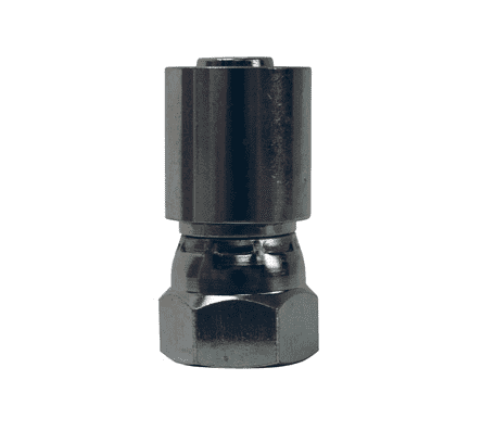 FJC-T06 Dixon Valve 3/8" Carbon Steel True ID Fitting - Female JIC Swivel